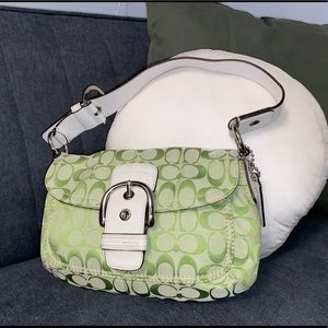 COACH Soho Signature Pocket Flap Bag